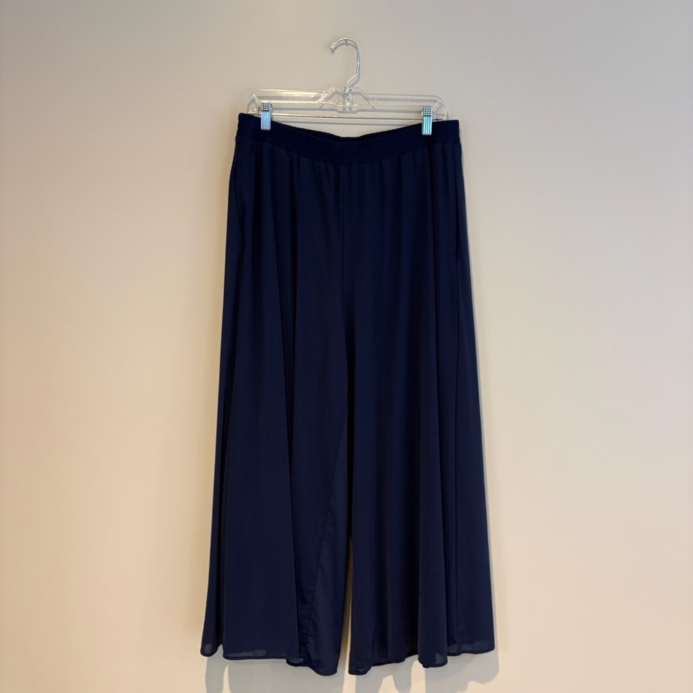 HALARA Deep Blue Relaxed Wide Leg Pants